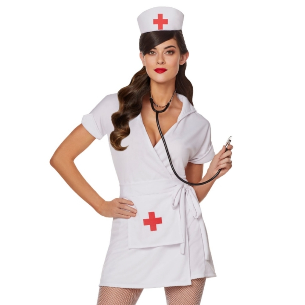 Spirit Halloween Adult Sexy Classic Nurse Size Large